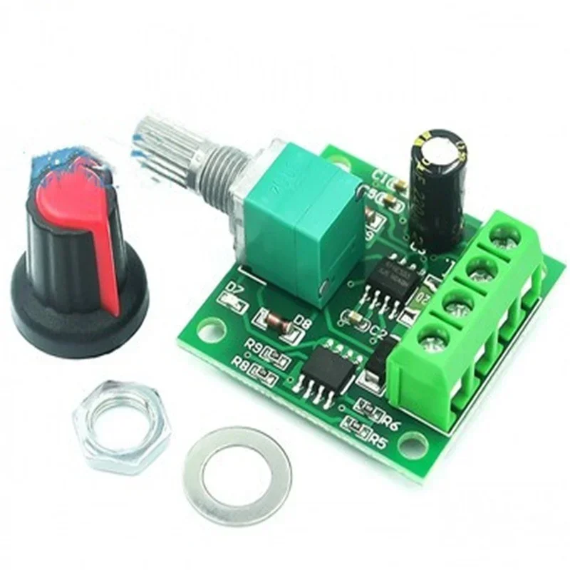 New DC 1.8V 3V 5V 6V 12V 2A PWM Motor Speed Controller Low Voltage Motor Speed Controller PWM 0~100% Adjustable Drive Module