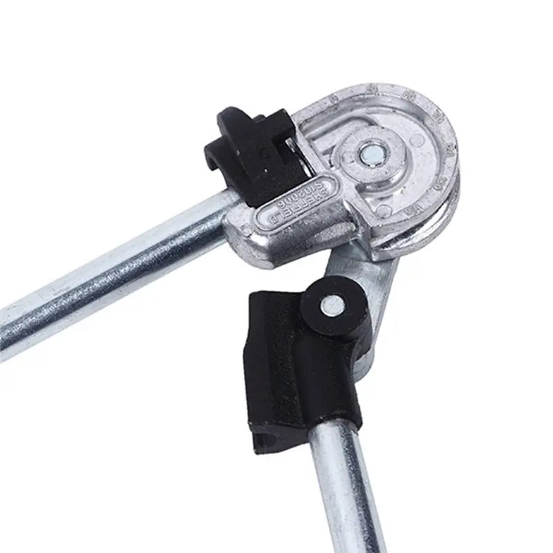 ABAE-Manual Tube Bender Hand Bender With Space-Saving Frame, Black Ribbed Handles, Portable For On-Site Use, 8Mm
