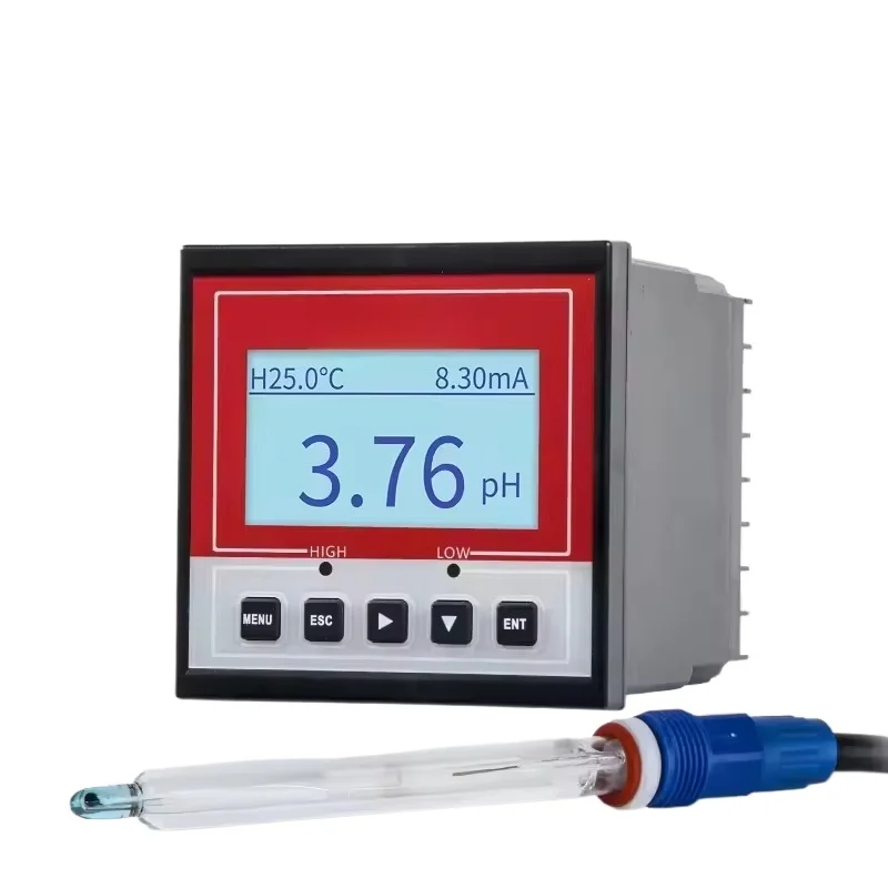 

Industrial Water Quality Analysis Ph Electrode Ph Sensor Orp Probe Meter Controller