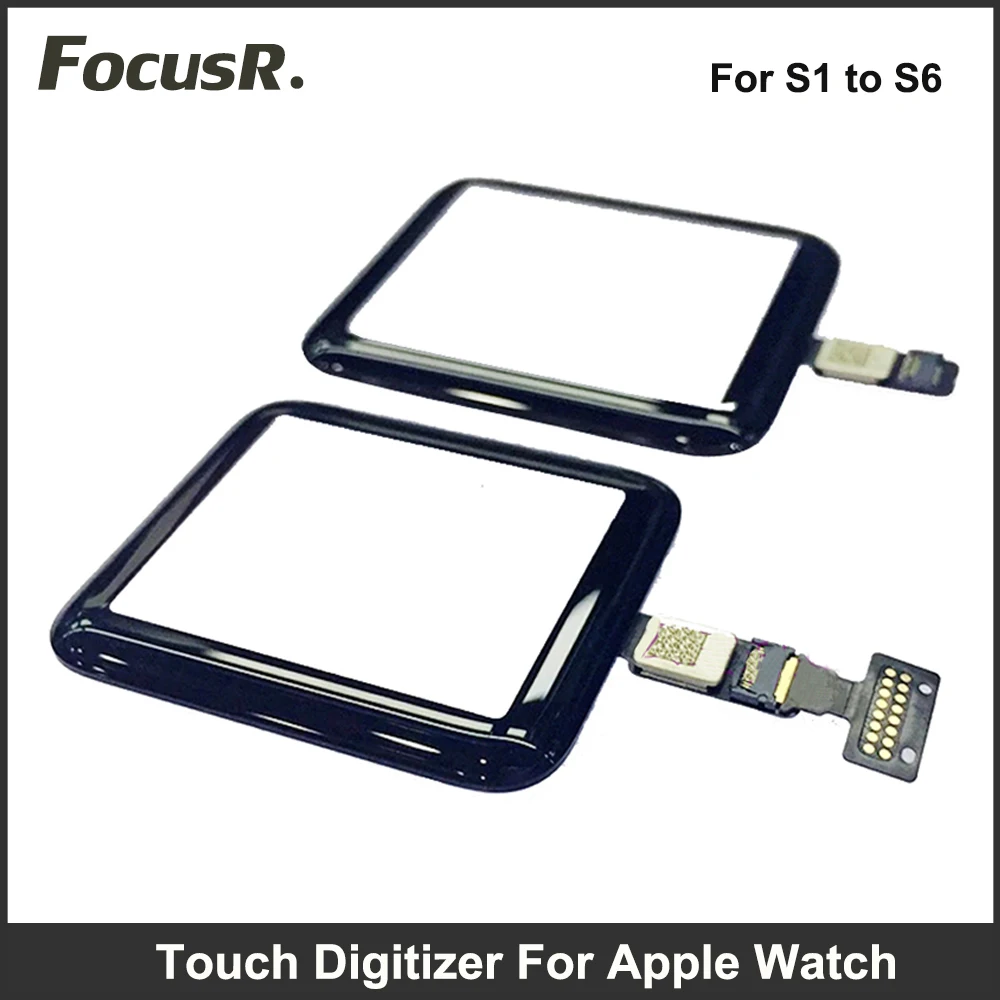 Touch Panel Screen Digitizer + OCA For Apple Watch Series 1 2 3 4 5 6 SE 38mm 40mm 42mm 44mm LCD Glass Lens Replacement Repair