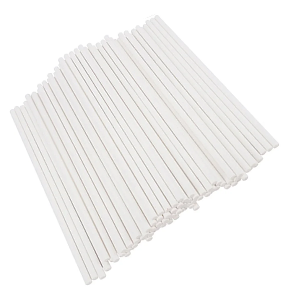 

100pcs 12X0.38Cm Lollipop Cake Pops Candy Handles For Diy Baking Craft Party White Paper Lollipop Sticks Cake Paper