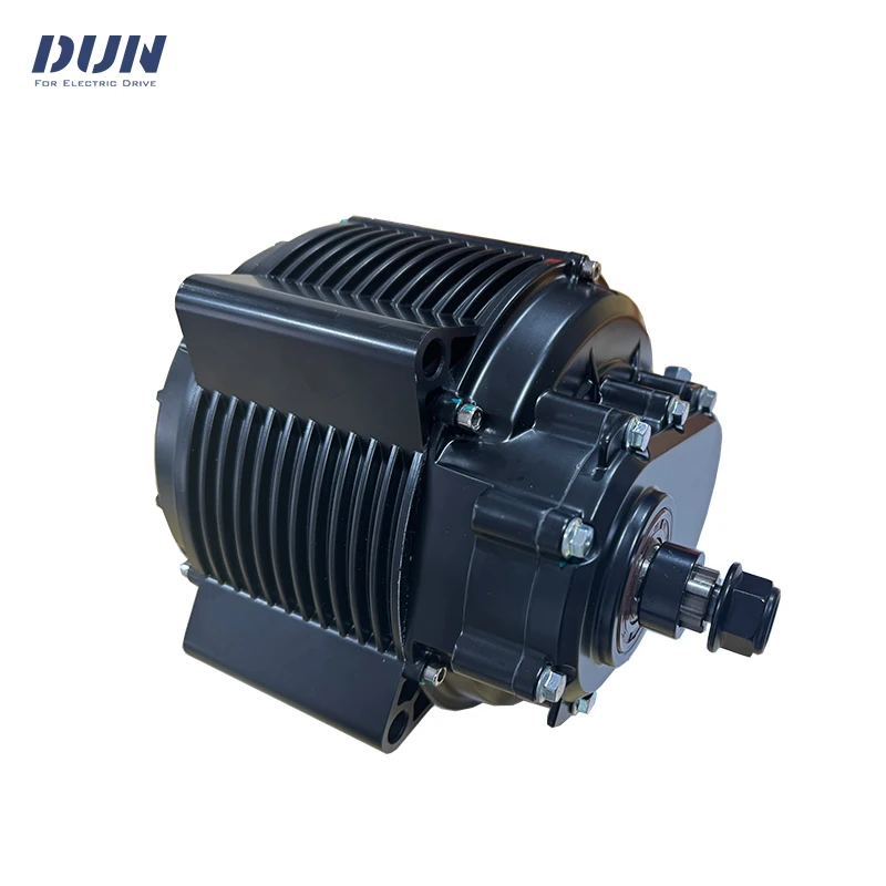 QS165 10KW V3 60H PMSM 미드 드라이브 모터 (1:2.37 기어박스 포함) 오프로드 모페드/라이트바이크용