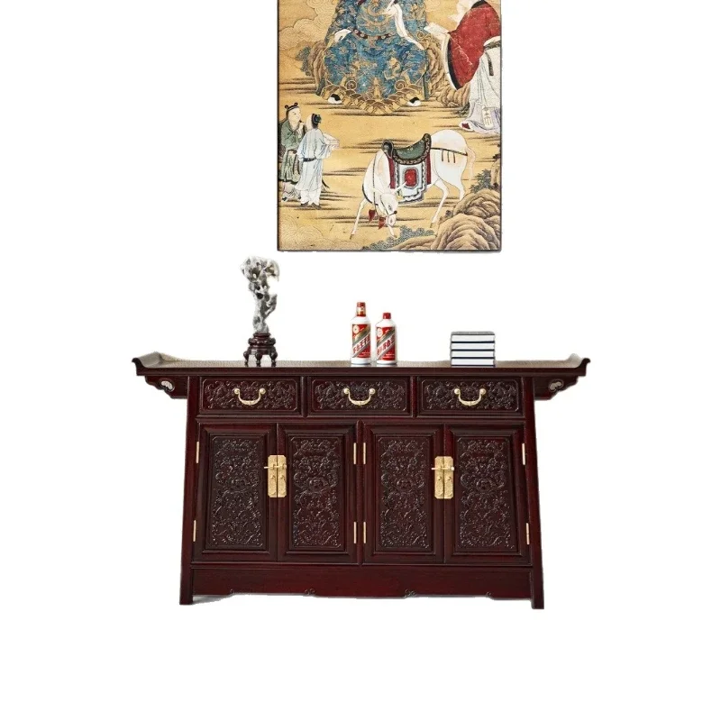 

Zambia blood sandalwood quadruple cabinet, new Chinese side cabinet