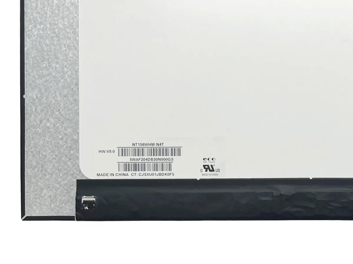 15.6 Inch NT156WHM-N4T Fit NT156WHM-N46 N156BGA-E53 B156XTN08.2 Laptop LCD Screen 1366x768 EDP 30pin Matrix Panel Replacement