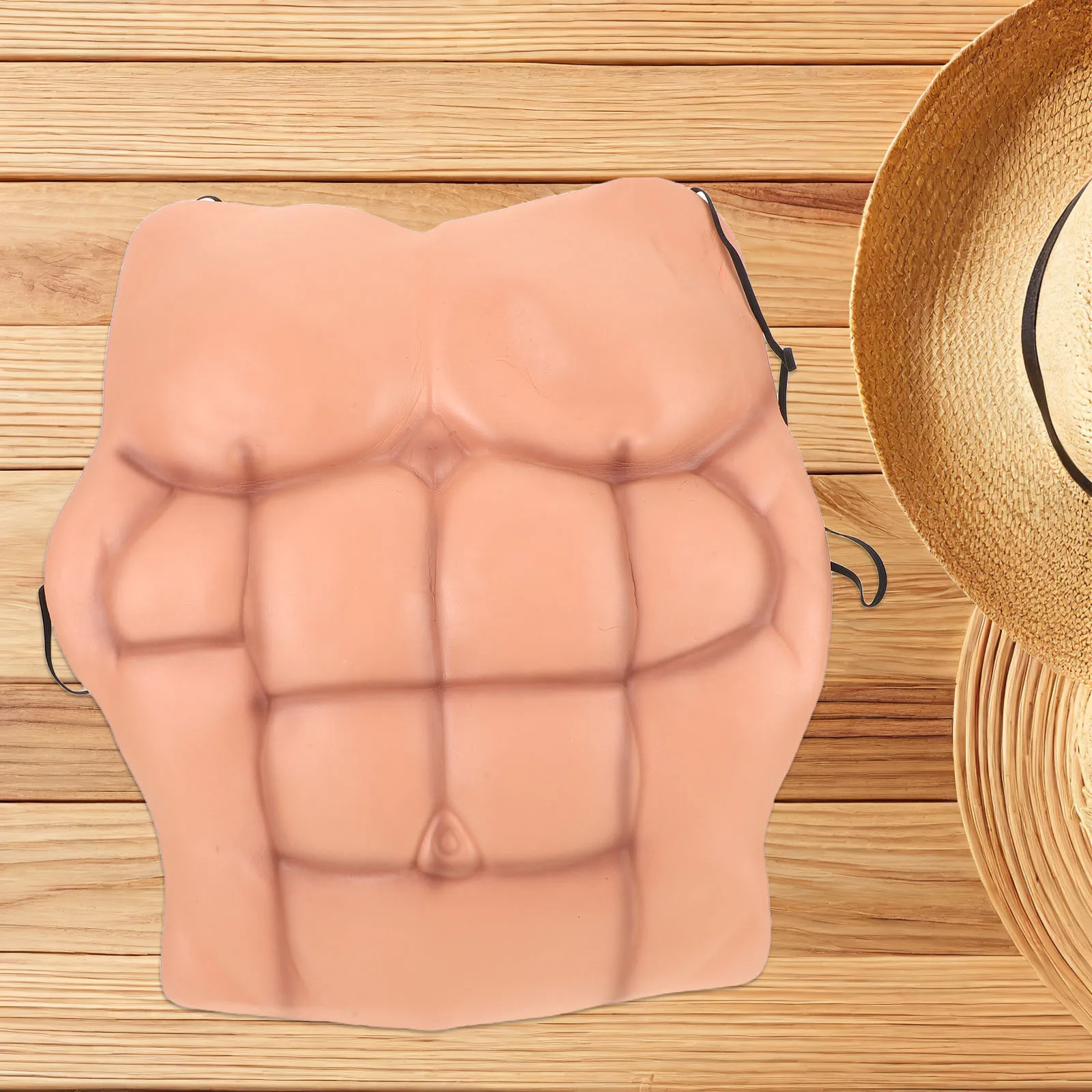 

Fake Muscle Chest Costume Realistic Fake ABS Lightweight Men Muscle Prop for Halloween Party Fancy Dress Muscles Costume Men