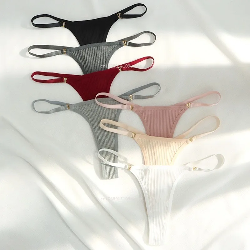ملابس داخلية نسائية بدون خياطة على شكل حرف g ملابس داخلية مثيرة منخفضة الخصر بدون أثر بلون سادة ملابس تحتية نسائية ملابس داخلية حميمية