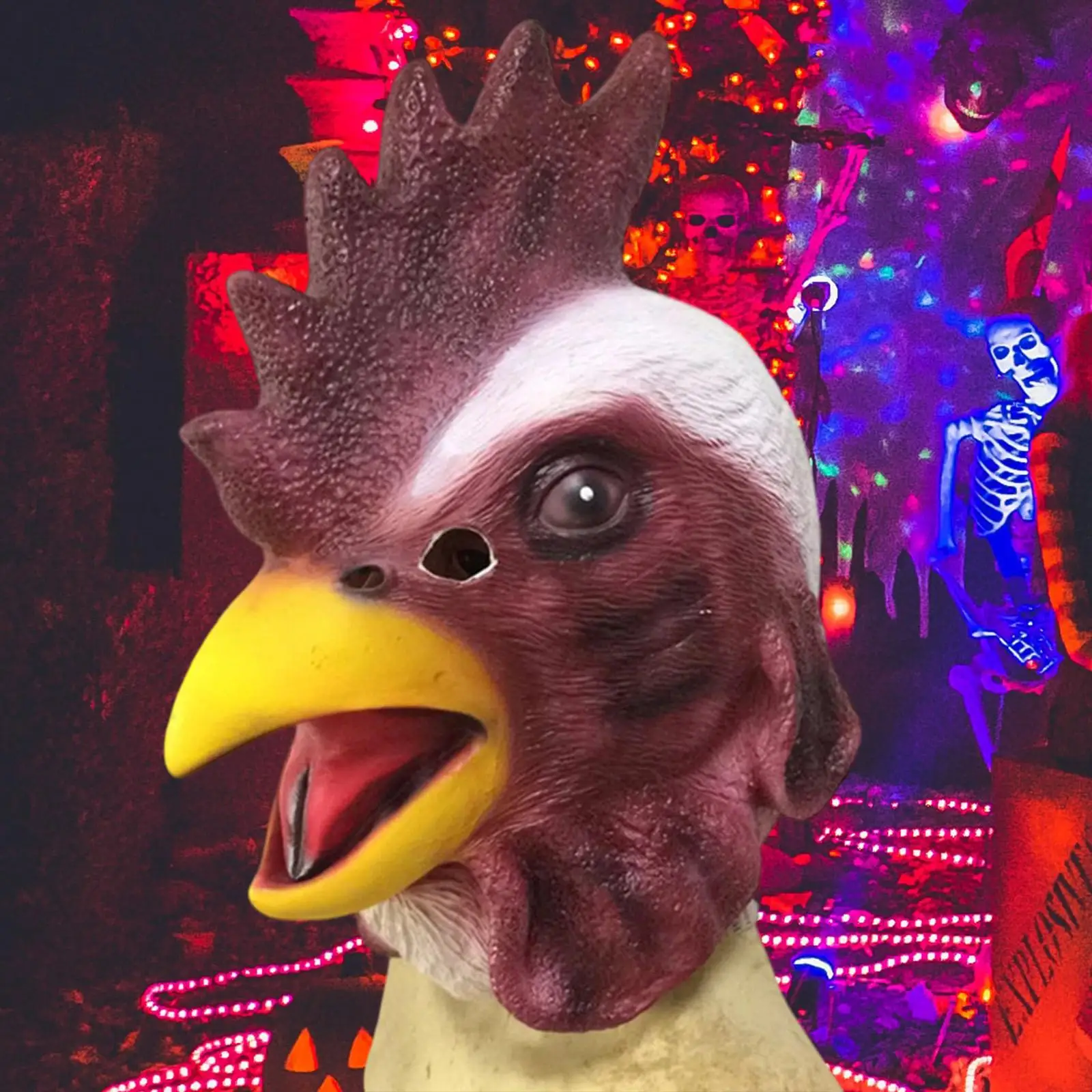 

Halloween Turkey Mask Funny for Party Supplies Performance Masquerade Proms