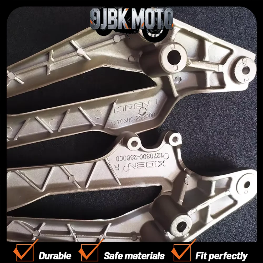

Motorcycle Fit KIDEN H J G F V L Z Pedal Bracket Left and Right Aluminum Triangle New For KIDEN F / H / J / G / V / L / Z