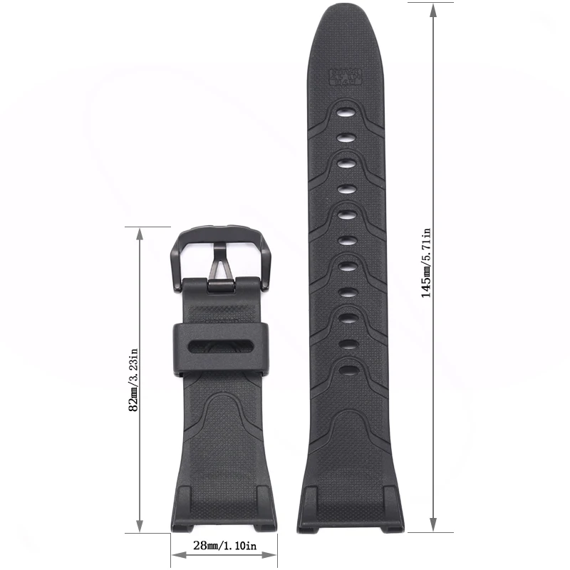 Resin Strap Watchband For Casio Pro Trek PRG-50 PRG-60 Strap Replace Men's Sports Waterproof Watch Prg 50 Wristband Accessories