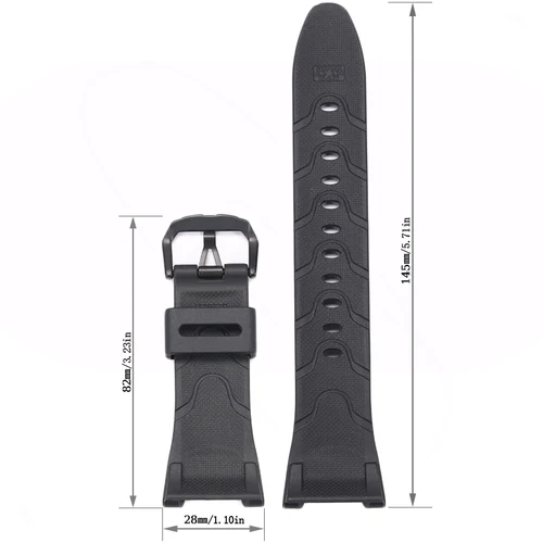 Imagen 2 del producto Correa de resina para reloj Casio Pro Trek PRG-50 PRG-60, repuesto de correa para reloj deportivo resistente al agua para hombre, accesorios de pulsera Prg 50