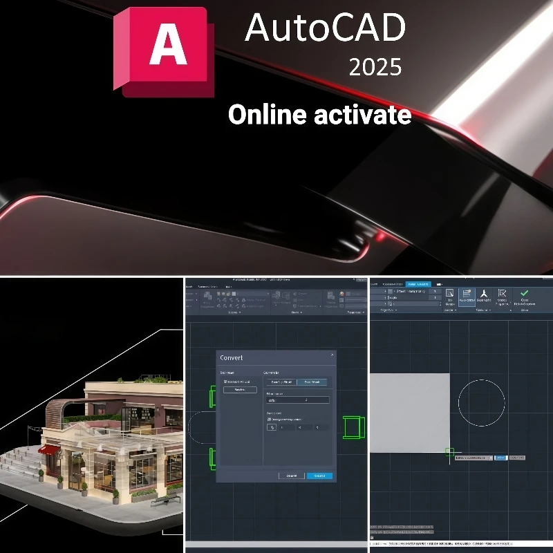 

Professional CAD Design & Drafting Software 2025 Edition | Online Activation | Lifetime Digital License for Windows & Mac