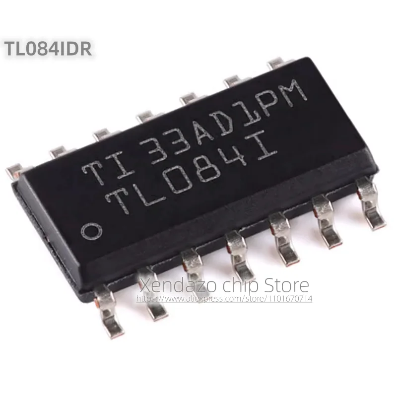 10pcs/lot TL084IDR TL084I SOP-14 package Original genuine Operational amplifier chip
