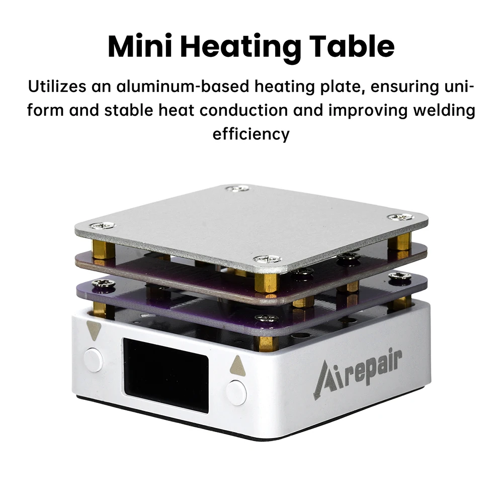 PD65W Mini Hot Plate Digital Soldering Preheating Rework Station PCB SMD Board Surface Mount Preheating Welding Repair Tools