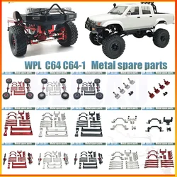 Drążek pedału Rama zawieszenia Podstawa steru Siedzisko drążka dla WPL 1/16 C64 Toyota Hilux RC Crawler Car Metal Upgrade Parts Truck Buggy