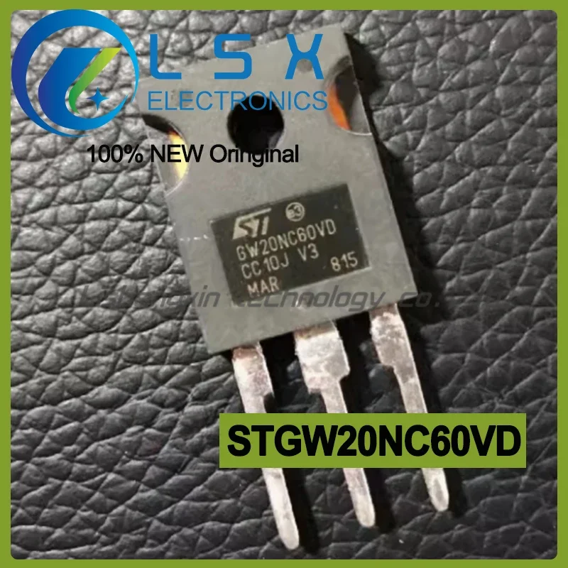 

10шт GW20NC60VD STGW20NC60VD TO-247 600В 30А Оригинал в наличии