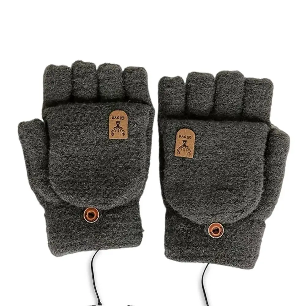 Durable Winter USB Heated Gloves Adjustable Warm Touchscreen Gloves Reusable Non-Slip Rechargeable Gloves