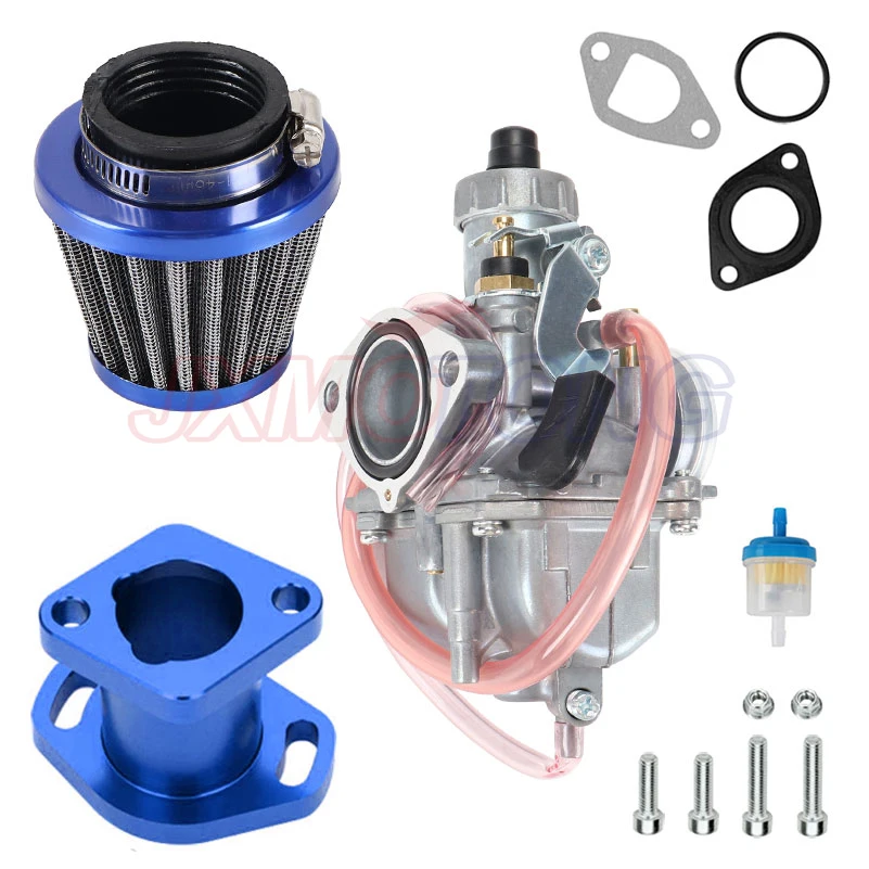 VM22 26mm Carburetor Carb Performance Intake Pipe Mainfold 38mm Air Filter Kit For Predator 212cc 196cc Honda GX160 GX200