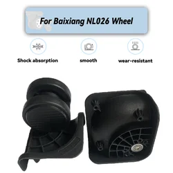 For Baixiang NL026 Universal Wheel Replacement Suitcase Rotating Smooth Silent Shock Absorbing Wheel Accessories Wheels Casters