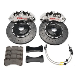 BRAKE CALIPER KIT WITH CARBON CERAMIC DISC ROTOR 405x34MM FOR AUDI A8 A7 A6 A5 Q8 Q7 Q5 RS3 RS4 RS5 RS6 RS7 RS8 S8 S7 R8 S7  TT