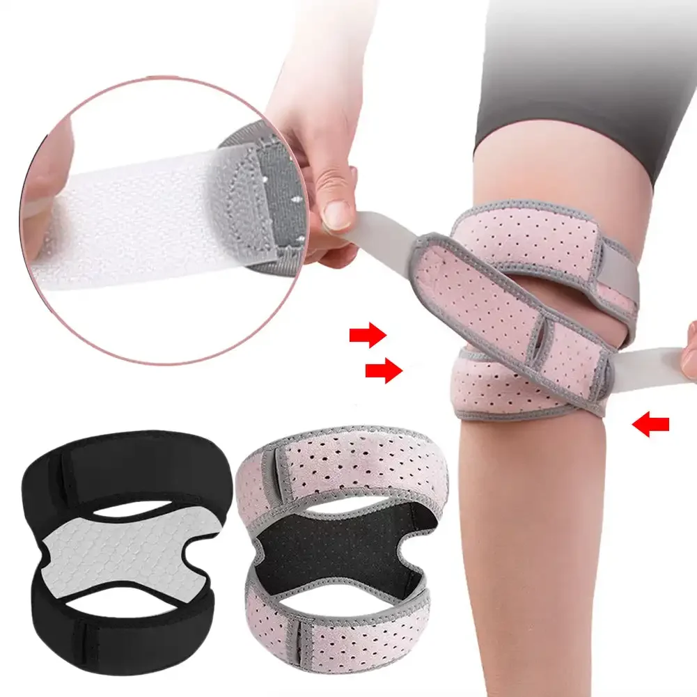 Patellaband Voor Dagelijkse Hardloopsport Beschermende Kleding Mannen En Vrouwen Springtouw Fitness Oefening Knie Bescherming Band