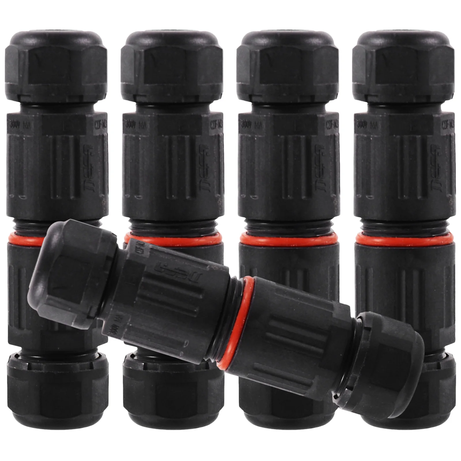 

5pcs Waterproof Connector Quick Outdoor Wire Through Electric Mini IP68 Cable Gland Strain Relief Wire Splice Outdoor Cable