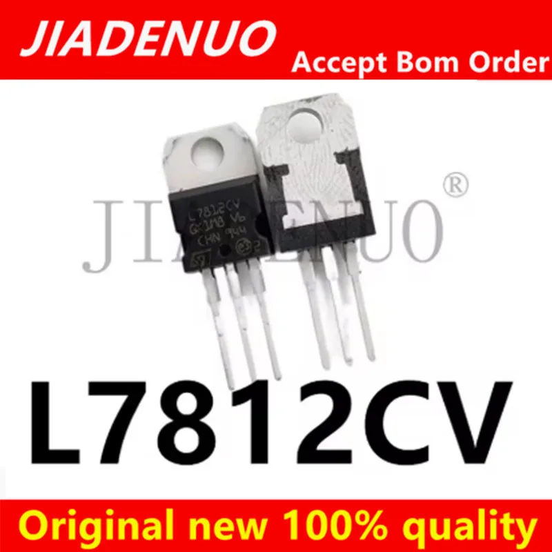 (5-10piece)100% New original L7812CV 12V/1.5A TO-220 Chipset