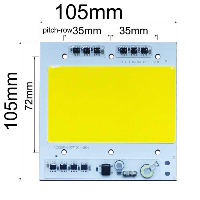 100W Chip LED lampa COB AC 220V 240V IP65 Smart IC nie ma potrzeby kierowcy DIY światło halogenowe Led reflektor żarówki lampa zewnętrzna koralik