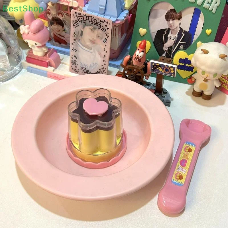 ★ ★ ★ Jelly Aardbeienpudding Set Voedselvoeding Speelgoed Kind Leermiddel Simulatie Voeden Speelhuisje