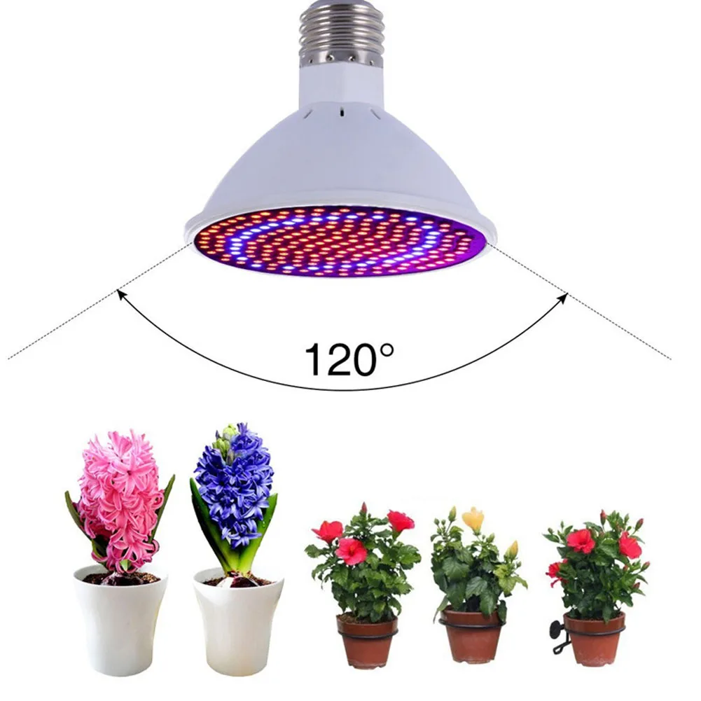 

200LED светильник для растений с одной головкой, светодиодный светильник для выращивания растений для сада, теплицы, 85 В-265 В, светильник для выращивания растений, лампочка для растений