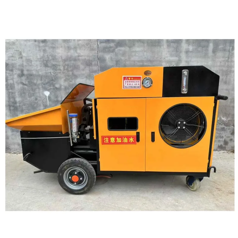 Constructional Column Small Concrete Pump  Electric Mortar Small Concrete Conveying Pump