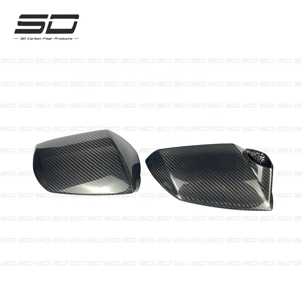 

High Quality Rear Mirror Cover Dry Carbon Auto Part Mirror Cover For Lamborghini Huracan LP610