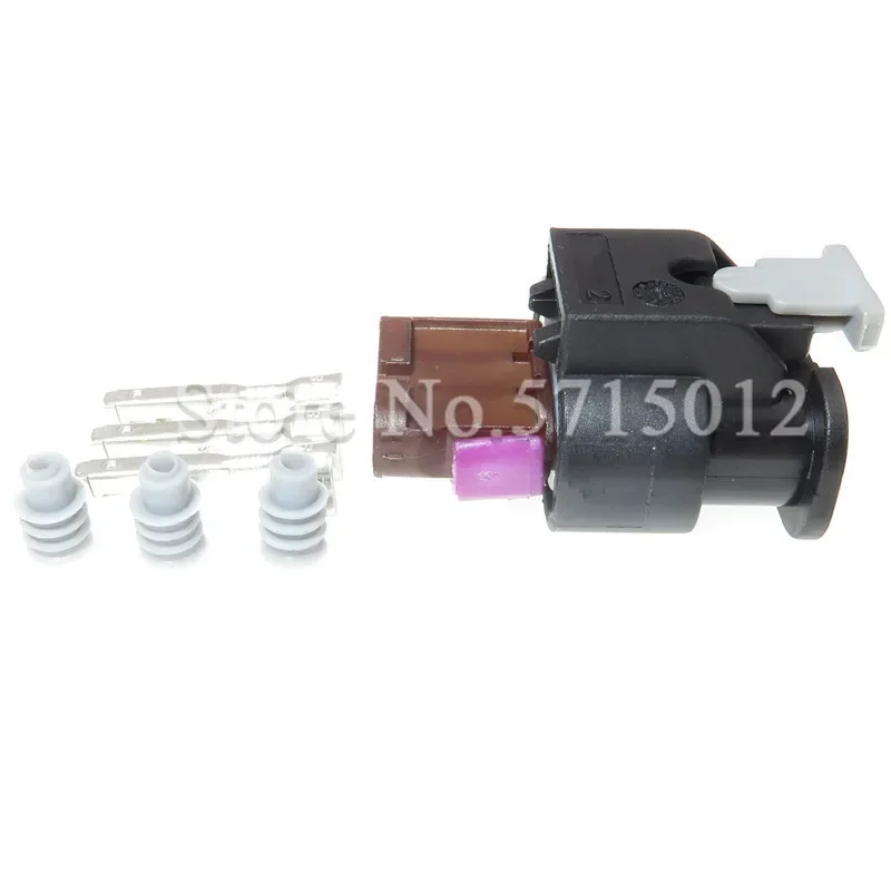 3 Hole 4F0 973 703 Auto Reversing Radar Socket Electric Wiring Harness Connector Plug 4F0973703 For VW Audi Land Rover