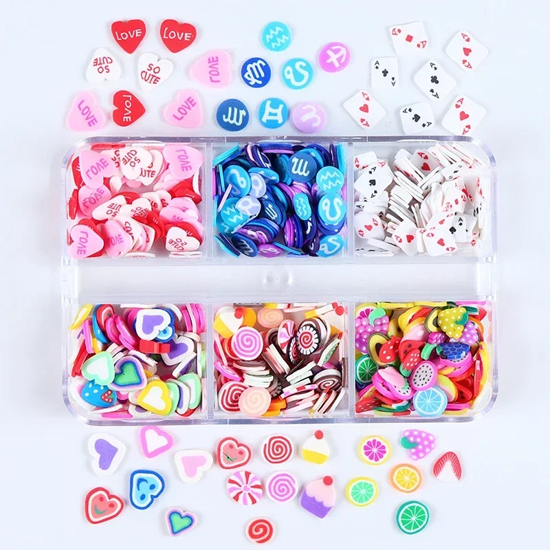Poker Clay Slices For DIY Epoxy Resin Mold Jewelry Fillings