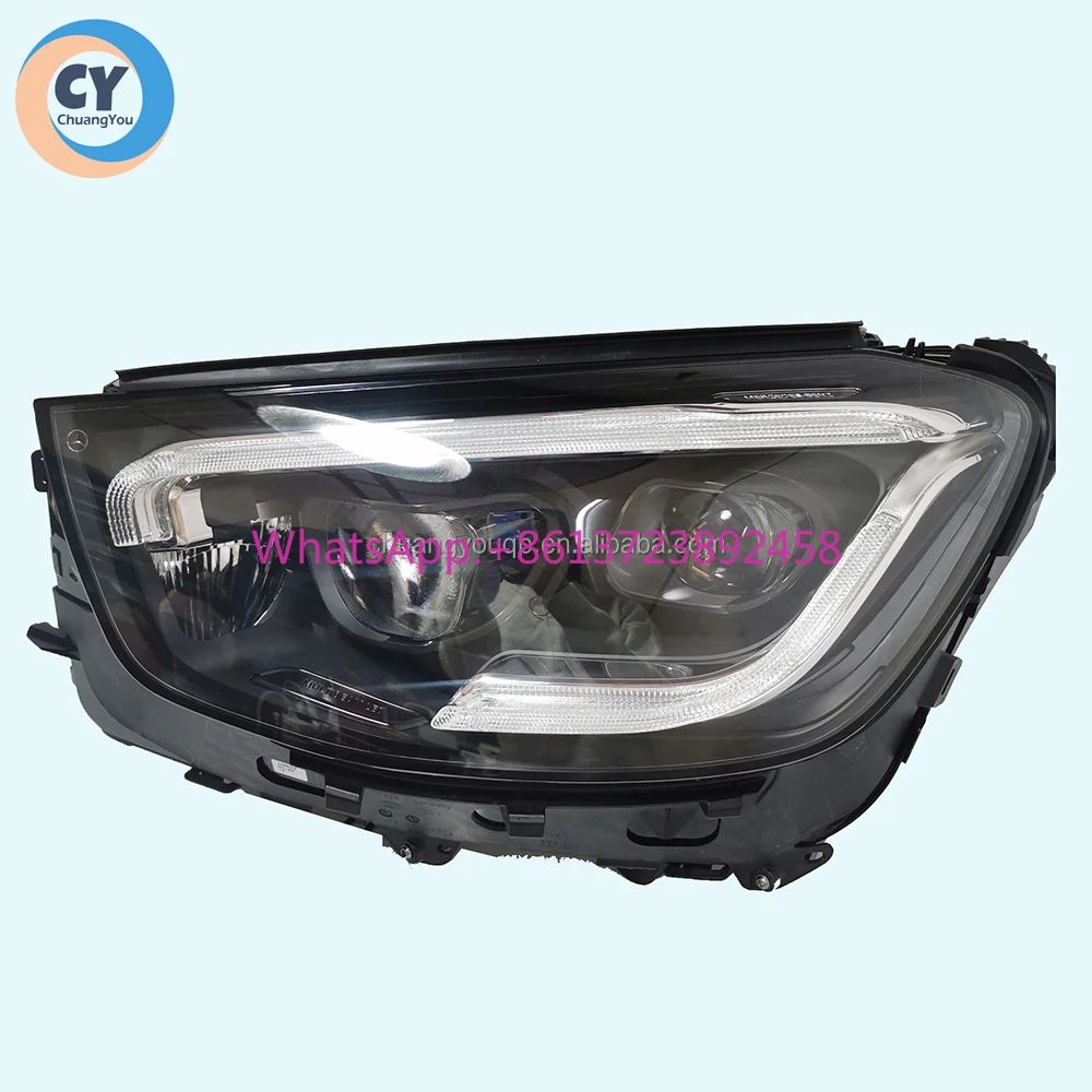 

For Mercedes-benz GLC AMG Original Headlight Lens 2020-2022 Matrix LED Headlamp GLC43 63 300 Coupe C253 SUV X253 Geometric Light