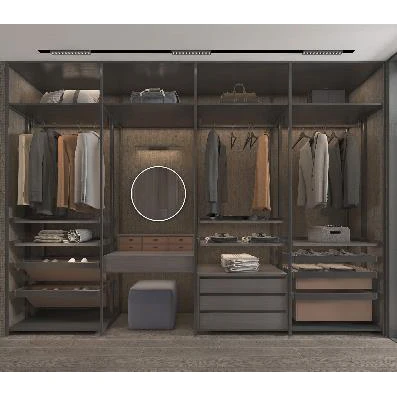 Hot Selling Bedroom Furniture Customized Wardrobe Modern Wooden Wardrobes Walk In Closet Design