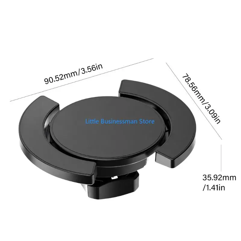Magnetischer Kugelhalterungskopf für 4–15 Zoll große Telefonbildschirme, Verwendung auf dem Schreibtisch oder Ständer – Detail 6