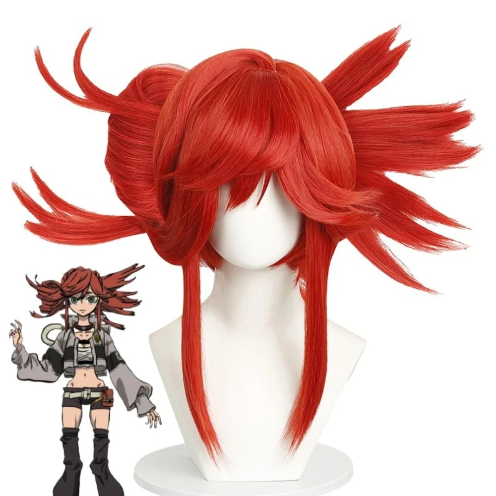 

Красный парик Gachiakuta Riyo Reaper для косплея, с имитацией кожи головы, из термостойкого волокна, аксессуары для женщин, для Хэллоуина, аниме-вечеринок, синтетический