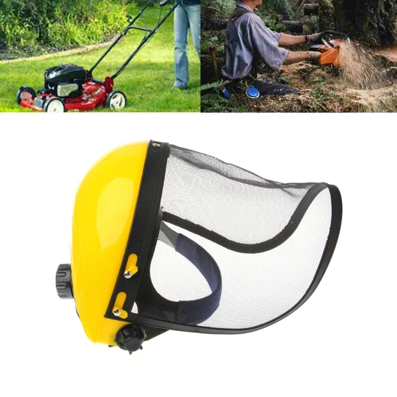 Face Shield Mesh Visor Browguard for Ideal For Brushcutter Trimmer Shie