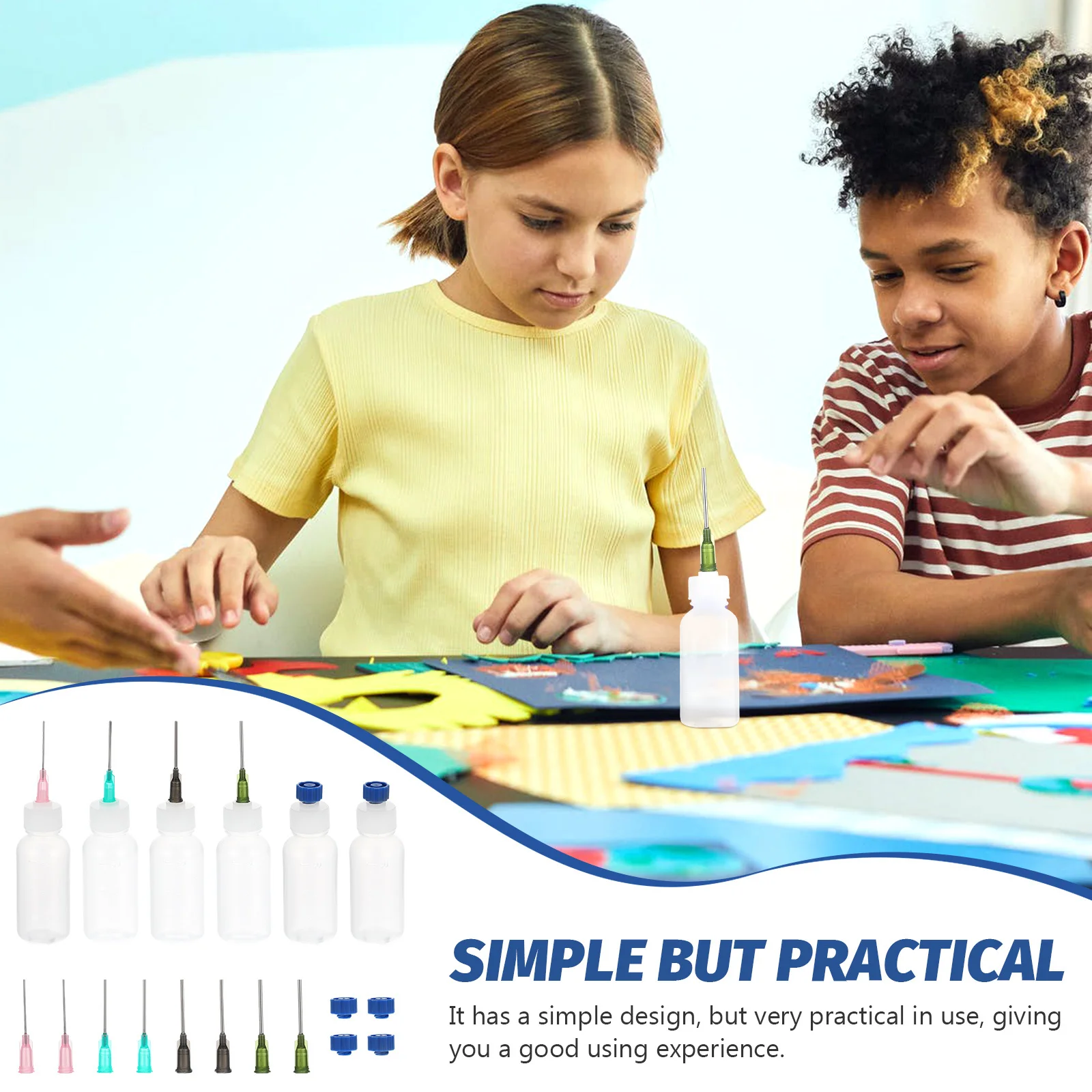 

1Set Plastic Sewing Machine Oil Bottles Durable Refillable Squeeze Applicator Bottles for Industrial Maintenance and Sewing Use