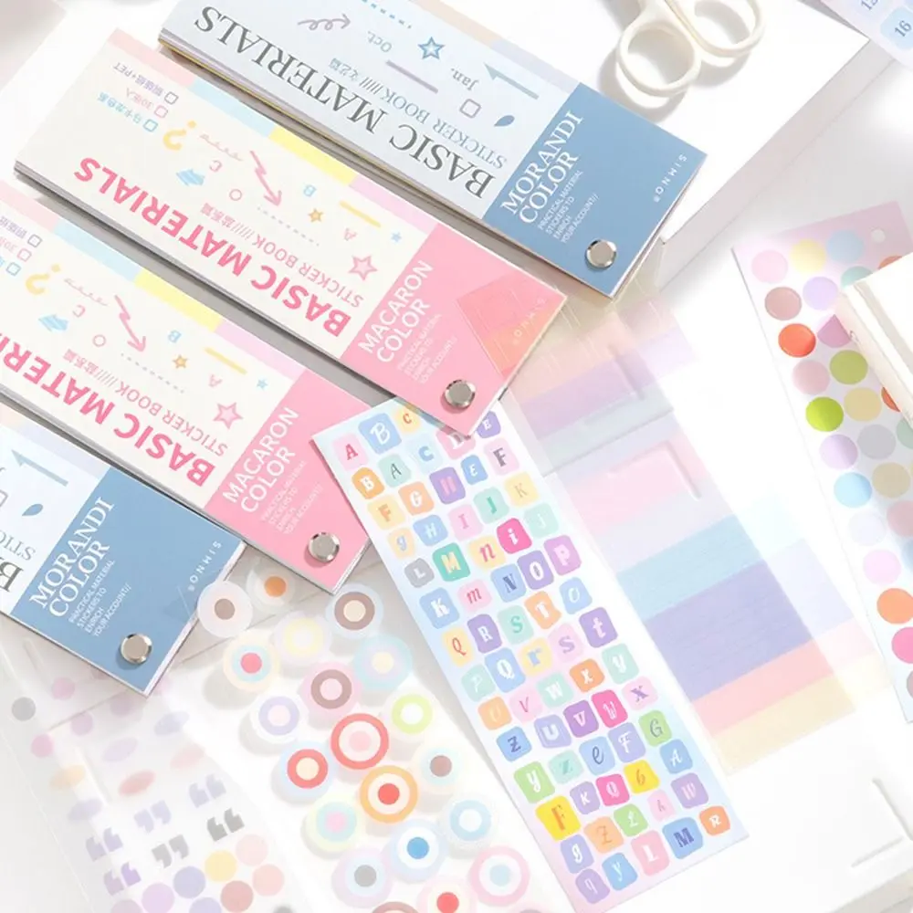 

30Sheets Cute Scrapbook Stickers Self Adhesive Creative DIY Decorative Sticker Simple Handmade Materials