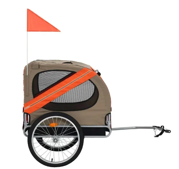 New Large Pet Bicycle Trailer Cat Dog Cart Folding Outdoor Riding Travel Trailer Pet Out Carry Pet Stroller Cat Carrier