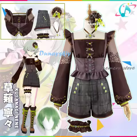 Game Project Sekai Kusanagi Nene Cosplay Costume Halloween Outfits PJSK Lolita Suit Anime Clothing New Skin Dropshipping