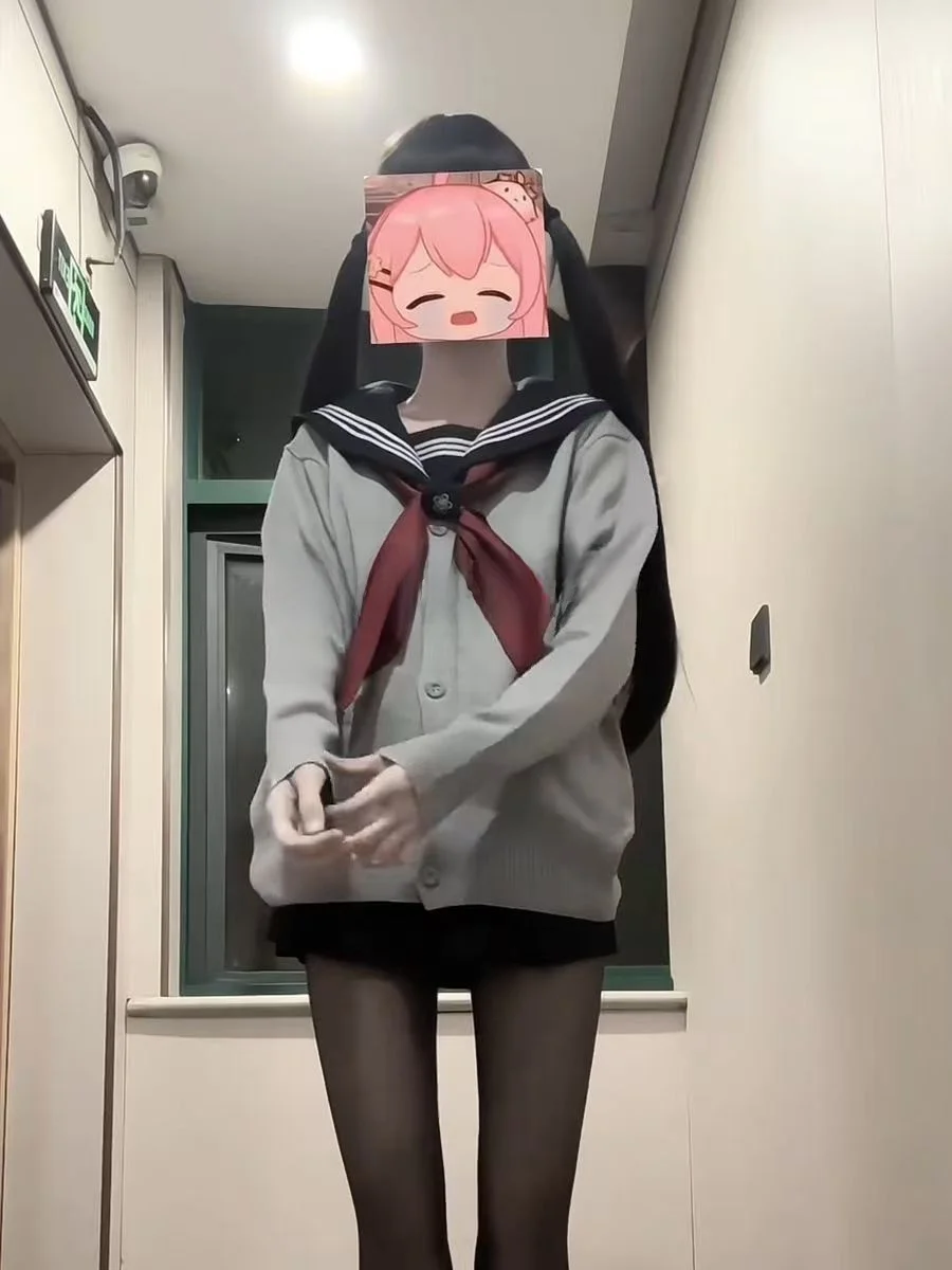 

Комплект: вязаный кардиган с длинными рукавами и юбка в морском стиле, однотонный, с открытым передом, для школьной формы.