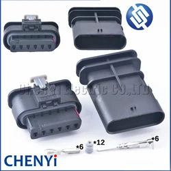 6 Pin Auto waterproof connector Accelerator Throttle pedal position sensor Plug 4F0973706 4F0 973 706 1-1718646-1 1-2141325-1