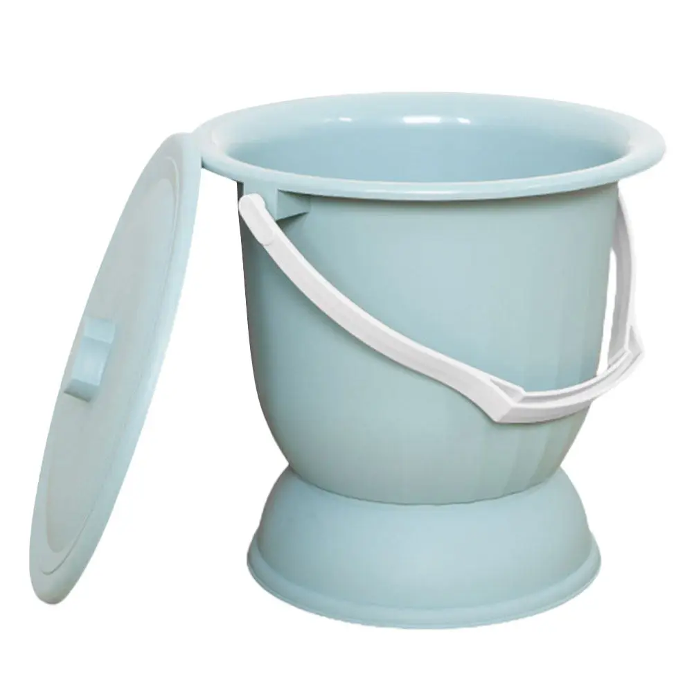 

Портативный пластиковый туалет-писсуар из ПП с крышкой, защитой от запаха, нескользящий, для пожилых людей, кемпинга и путешествий