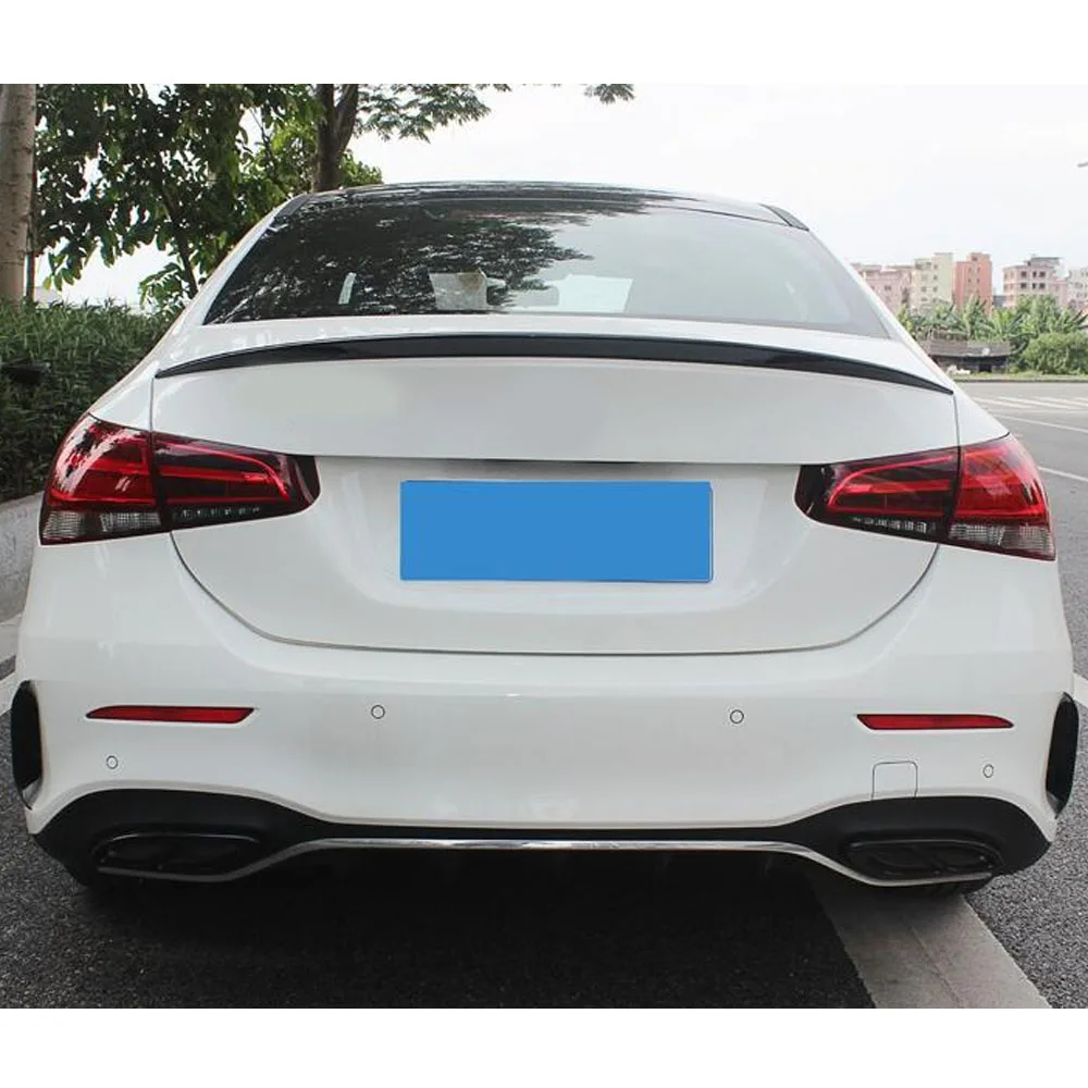 Cover Tail Spoiler Side Triangle Wing Window Bezel Frame For Mercedes Benz A Class W177 A180 A200 A250 2019 2020 2021 2022 2023