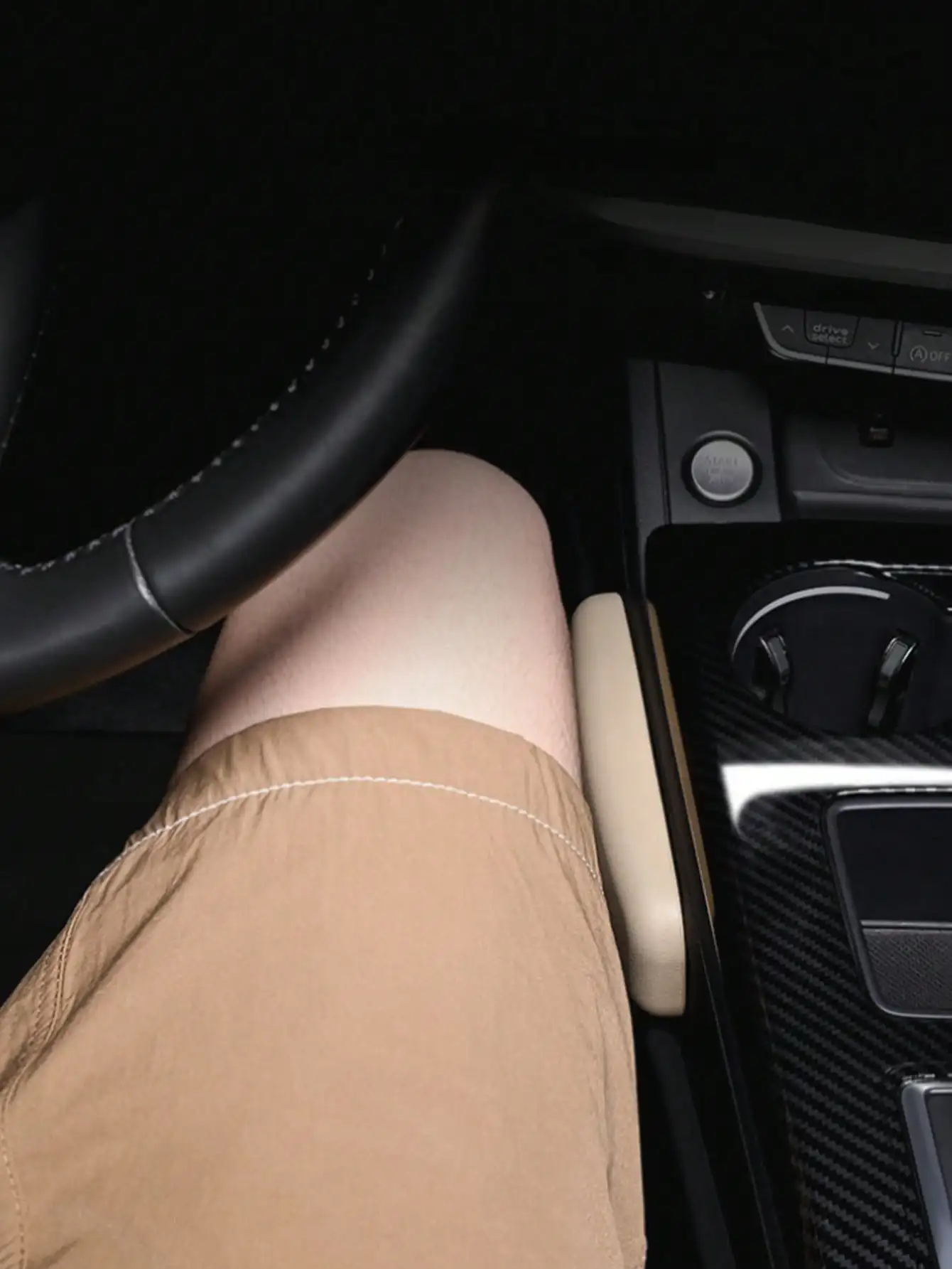 Car Knee Pads & Leg Buffers – Damage-Free Adhesive Non-Slip Installation, Universal for Cars/SUVs/Trucks