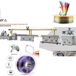 Multiple Color Rainbow Color PLA ABS 3D Filament Extruder machine for 3D printer