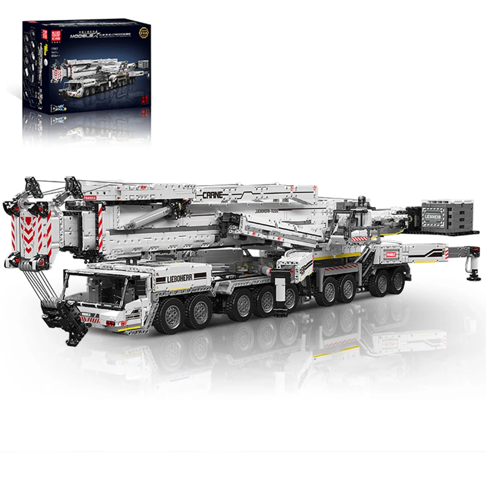 

Mould King LTM-11200 Engineering Crane Building Model,Adult Building Blocks Set