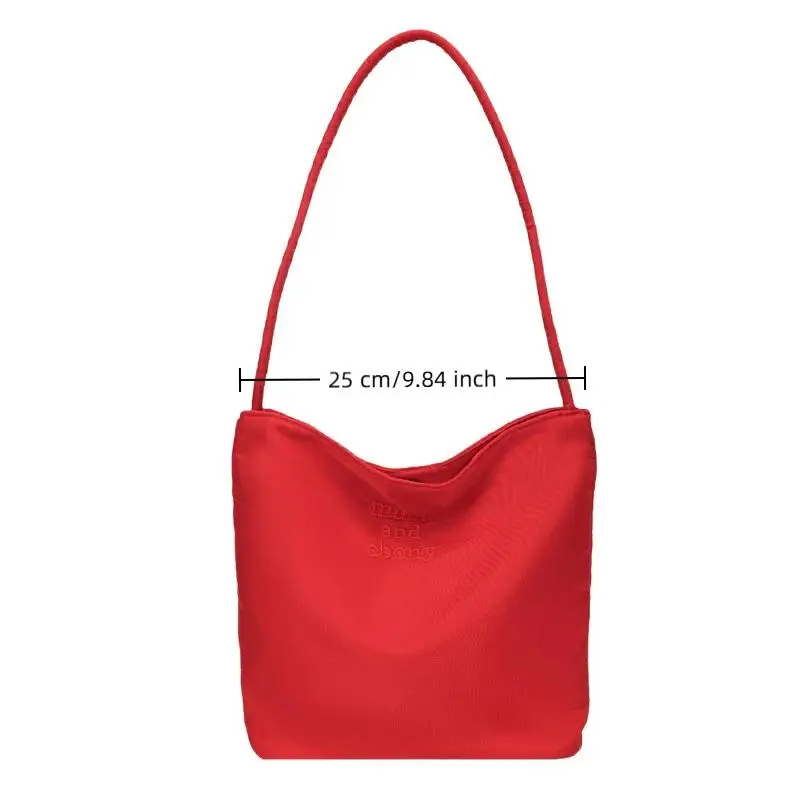 

NEW Women's High Capacity Handbag Underarm Handbag Shoulder Bag Waterproof Embroidered Letters Underarm Bag Tote Bags